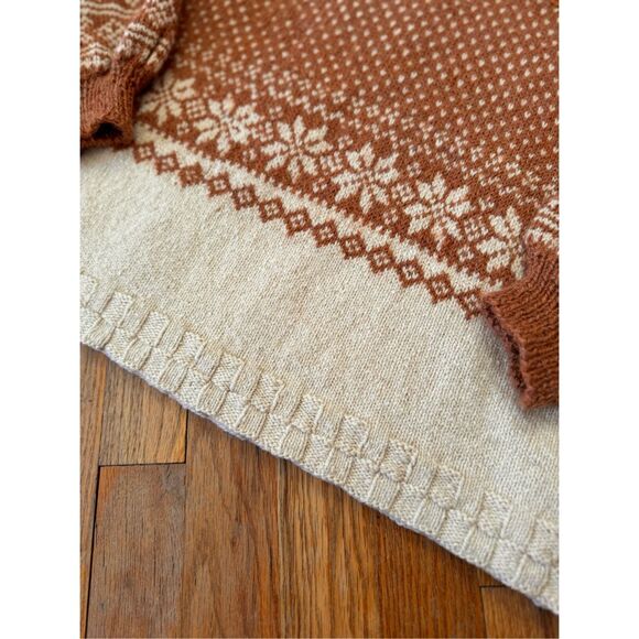 Handmade Wool/Angora Women’s Sweater L Embroidered Collar - Picture 7 of 13